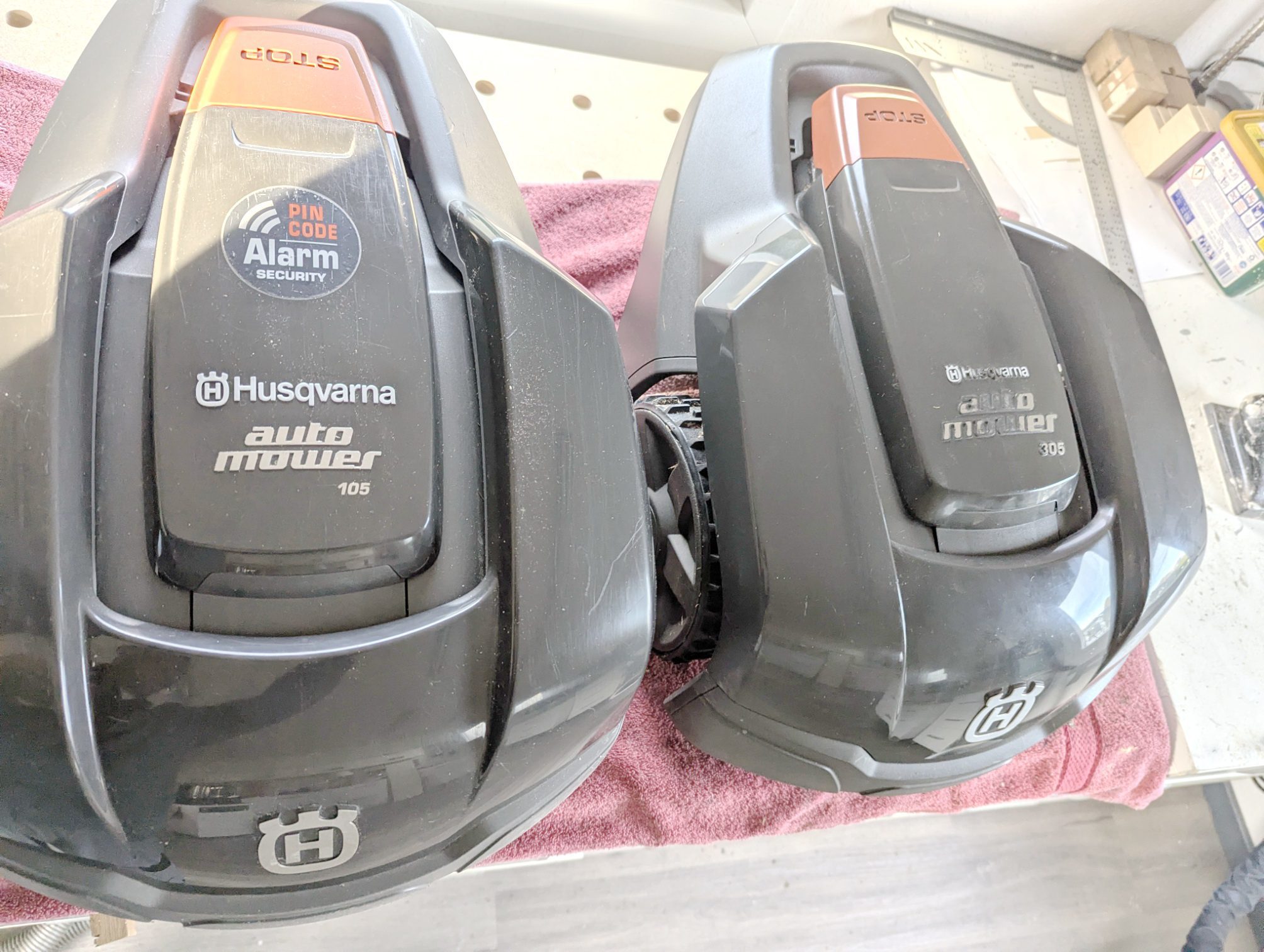 305-vs-105 Husqvarna 305 und 105