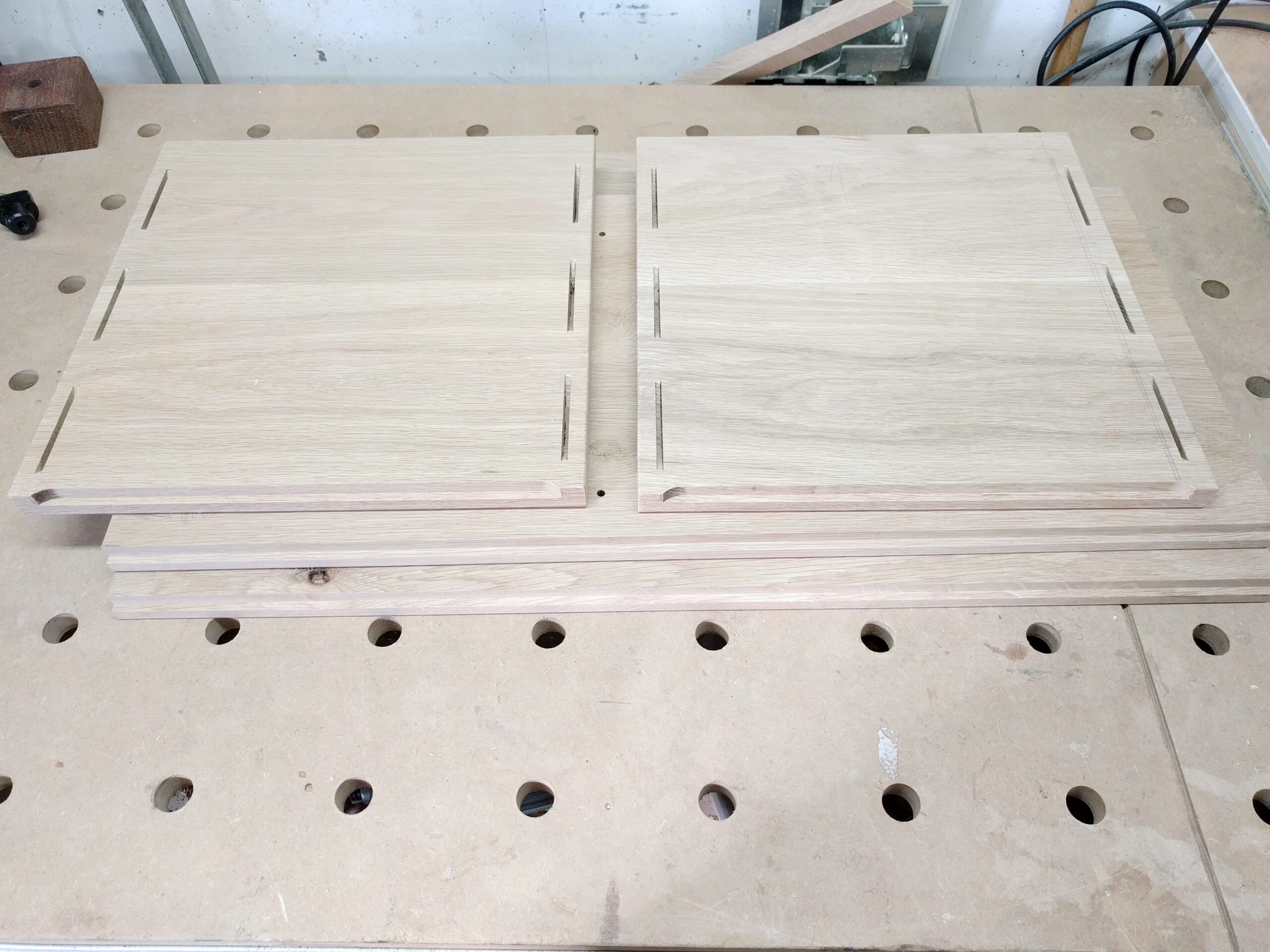Rahmenteile Badschrank selber bauen