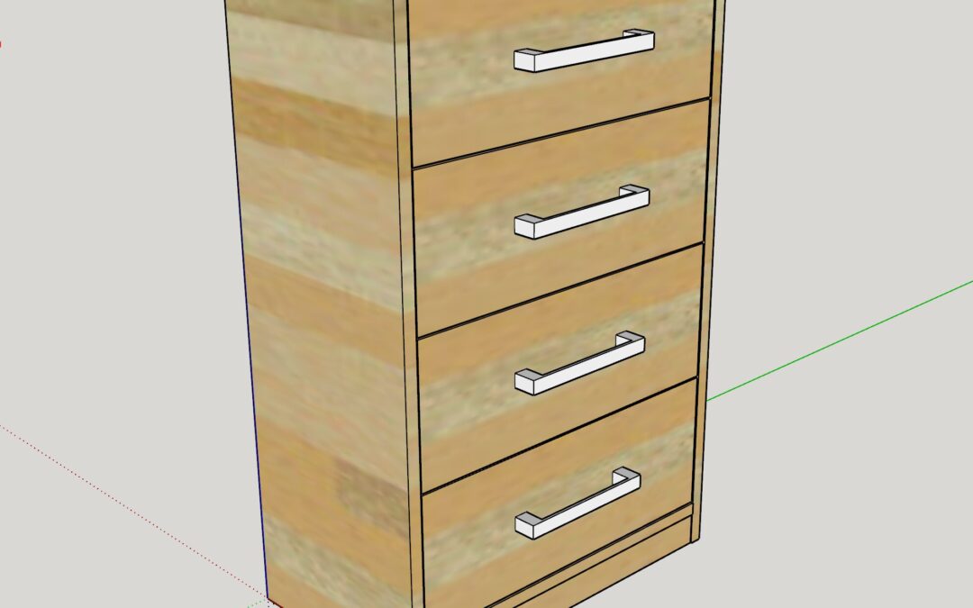Praktischer Schrank mit 4 Schubladen – Planung & Umsetzung