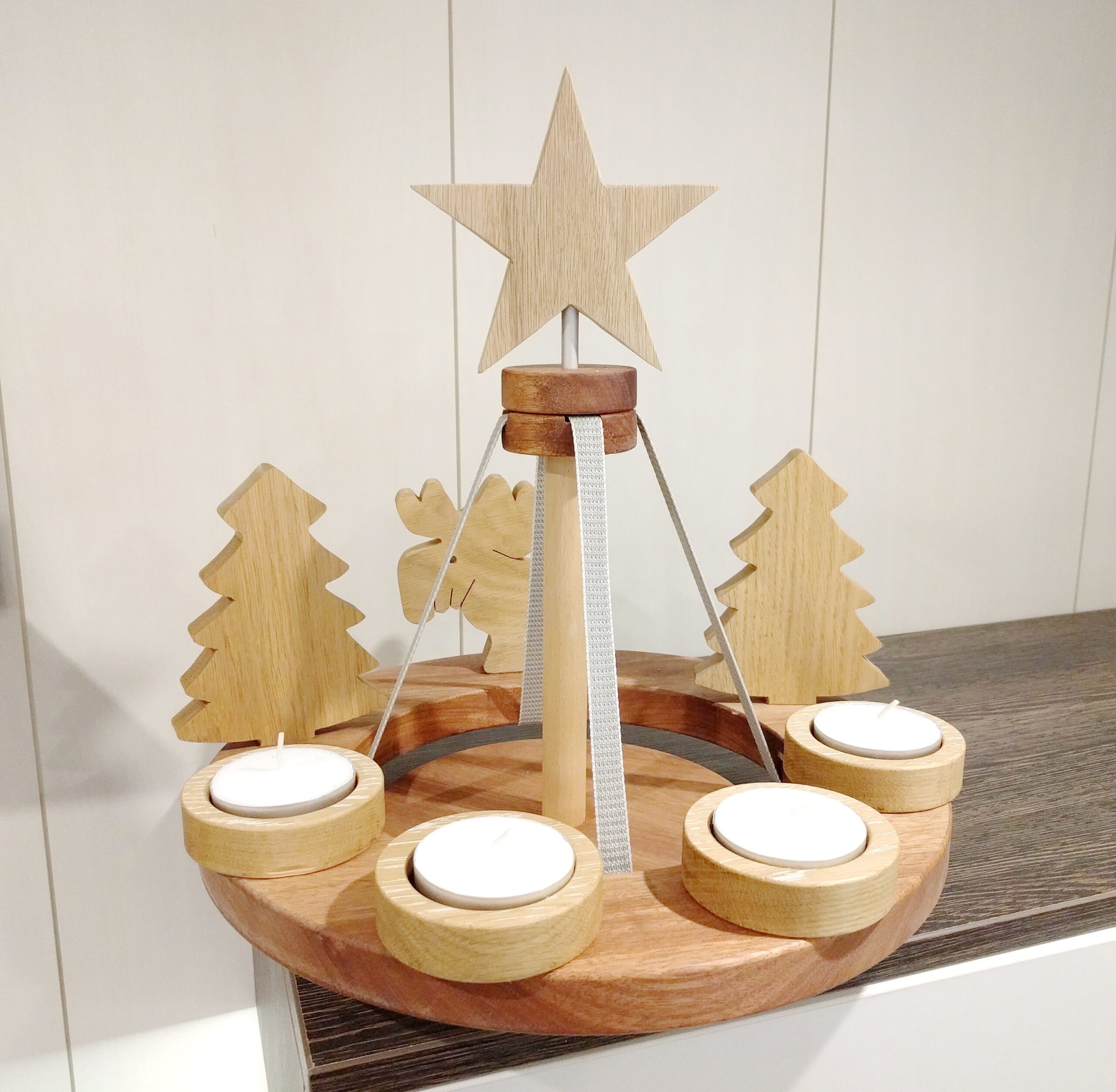 zuschnitt Adventskranz bauen