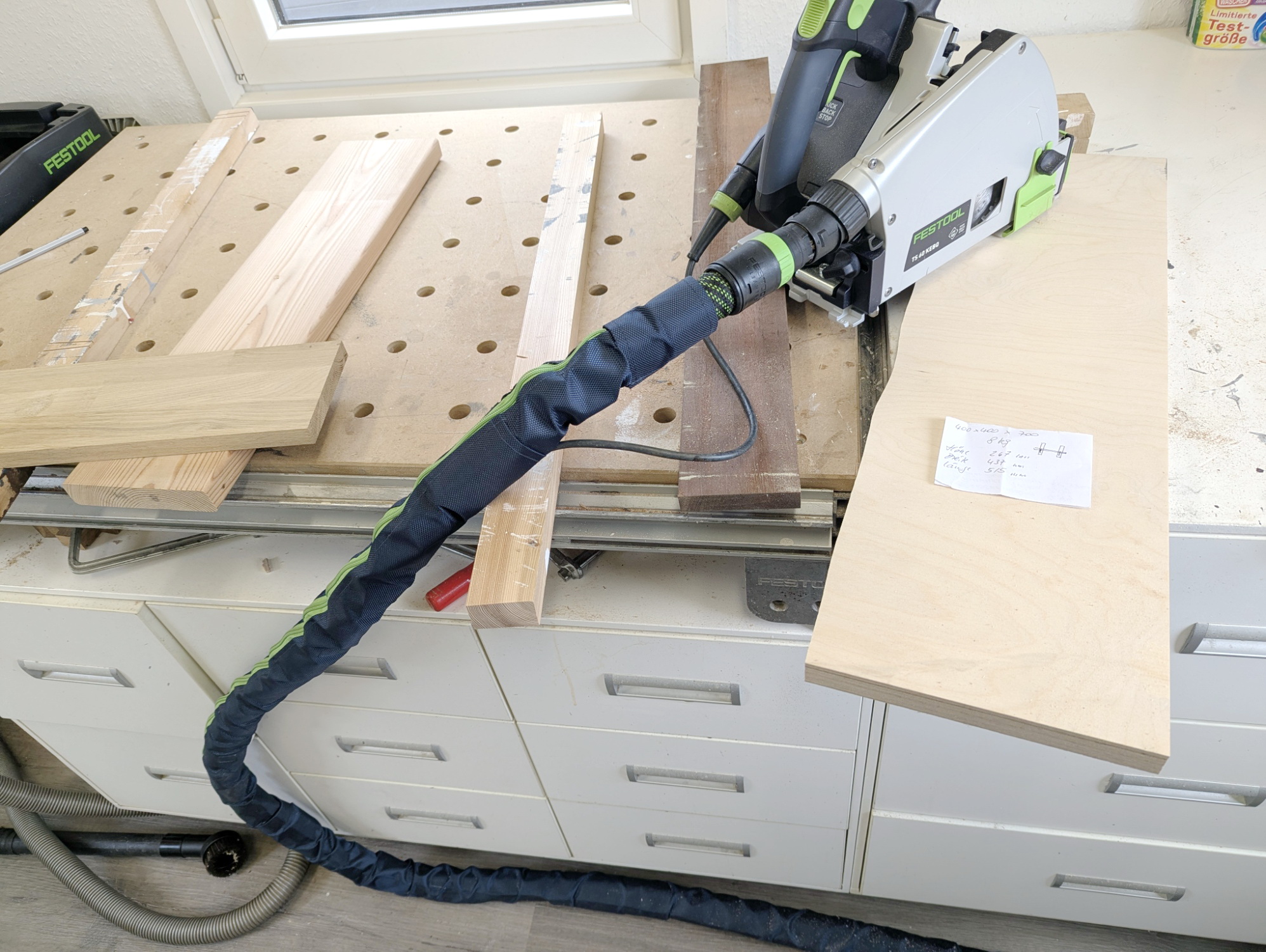 Holz für den Ständer Wandhalter für den Scheppach Luftreiniger HDA-14