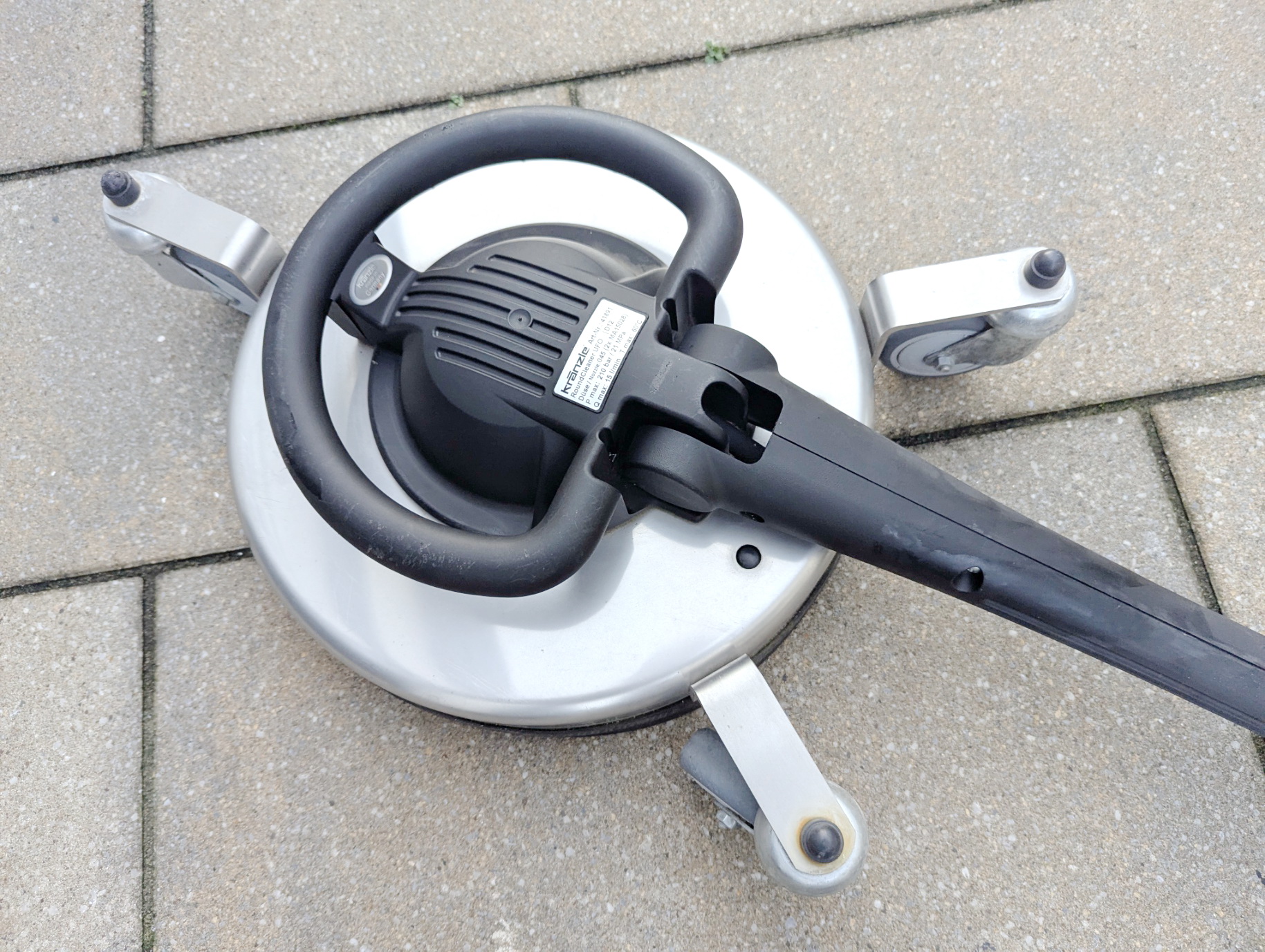 Round Cleaner UFO lang Edelstahl